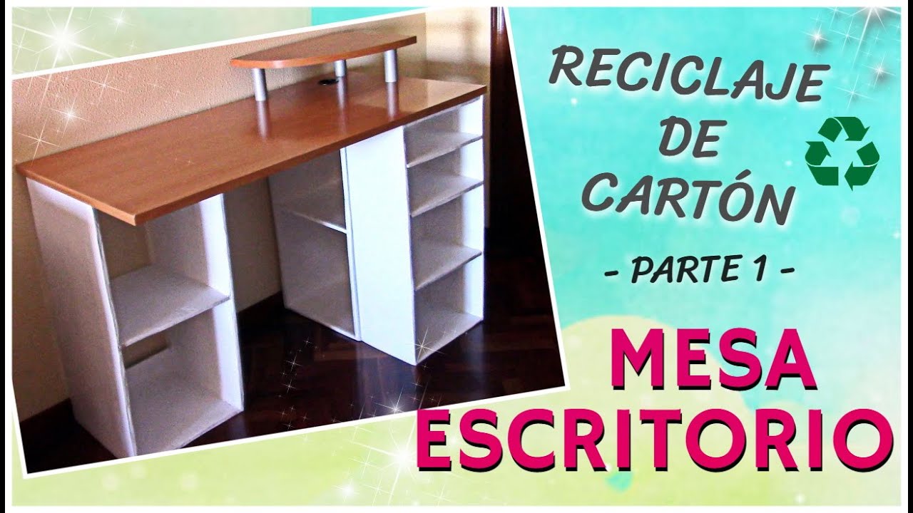 MESA MANUALIDADES DIY_RECICLAJE CARTÓN (PARTE 1)