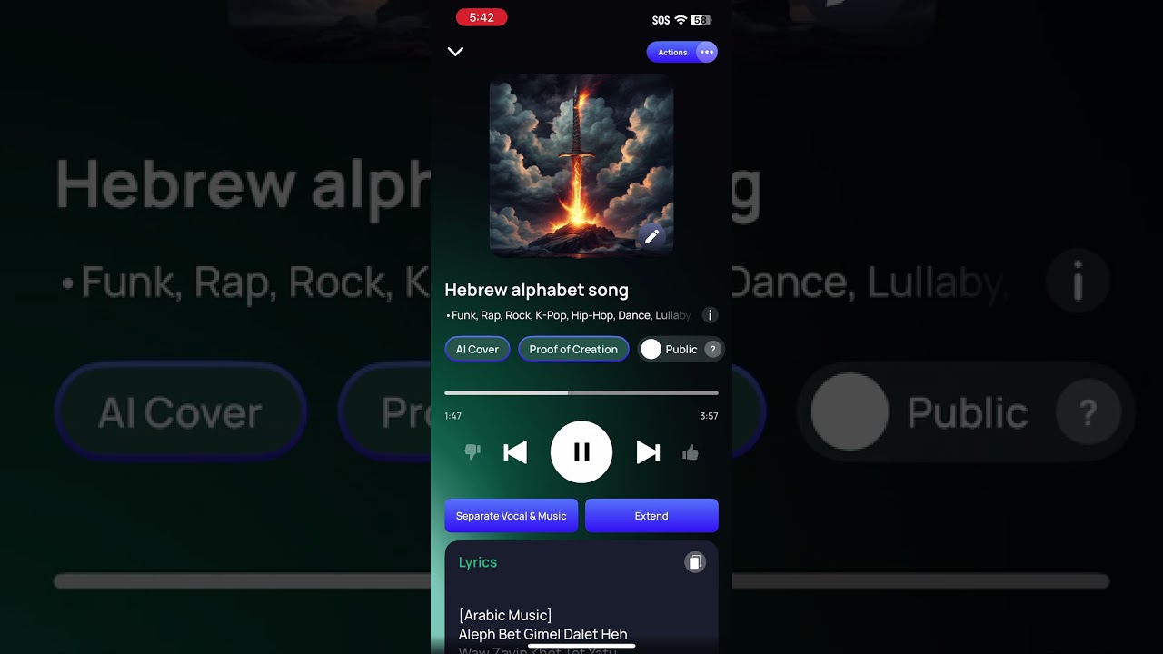 The Alif Bet Song | Learn Hebrew Alphabet for Kids | Suno AI Songs