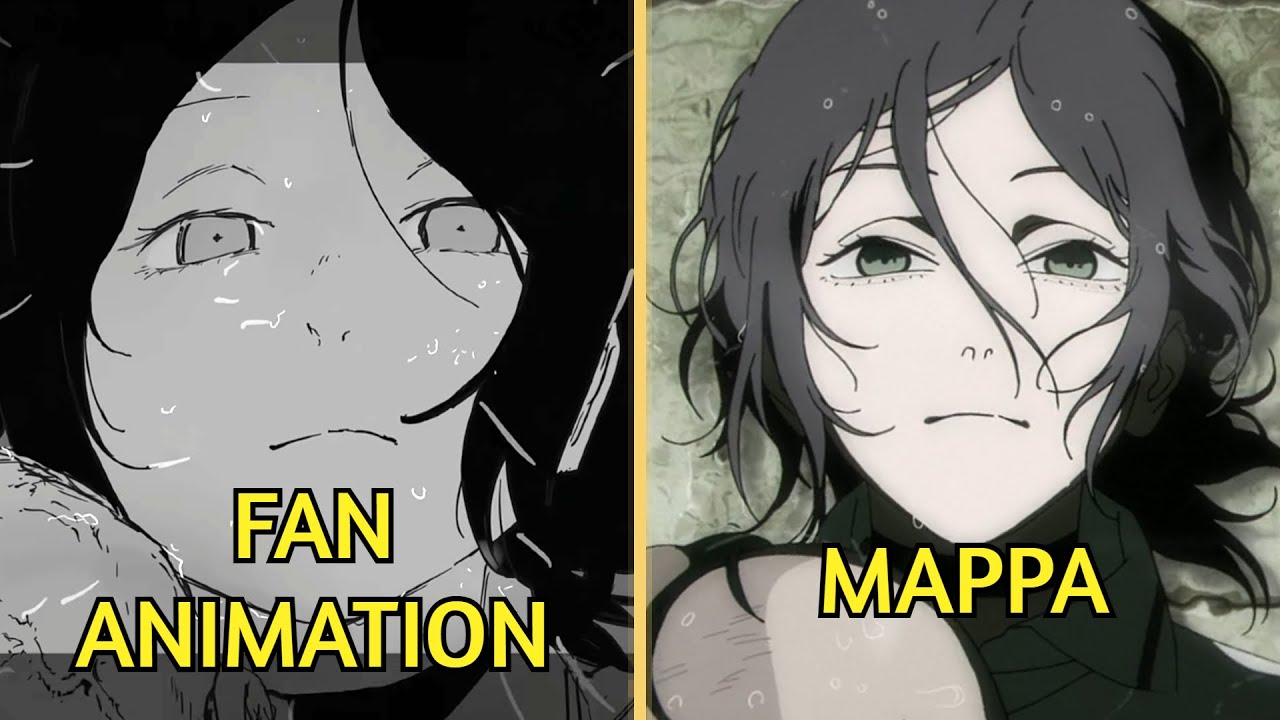 Серийный убийца нападает на школу | Сравнение фан-анимации и MAPPA