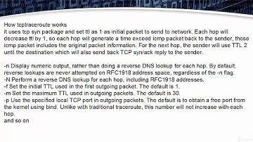 tcptraceroute Information Gathering Tool  - Ethical Hacking course