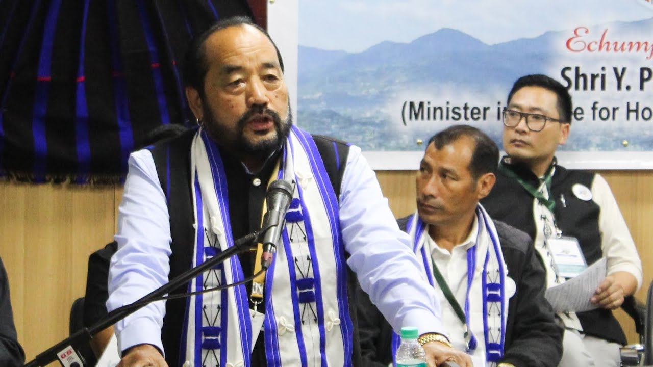 Speech by our Dy.CM shri.Y.Patton During the KRE silver jubilee program at Kohima 