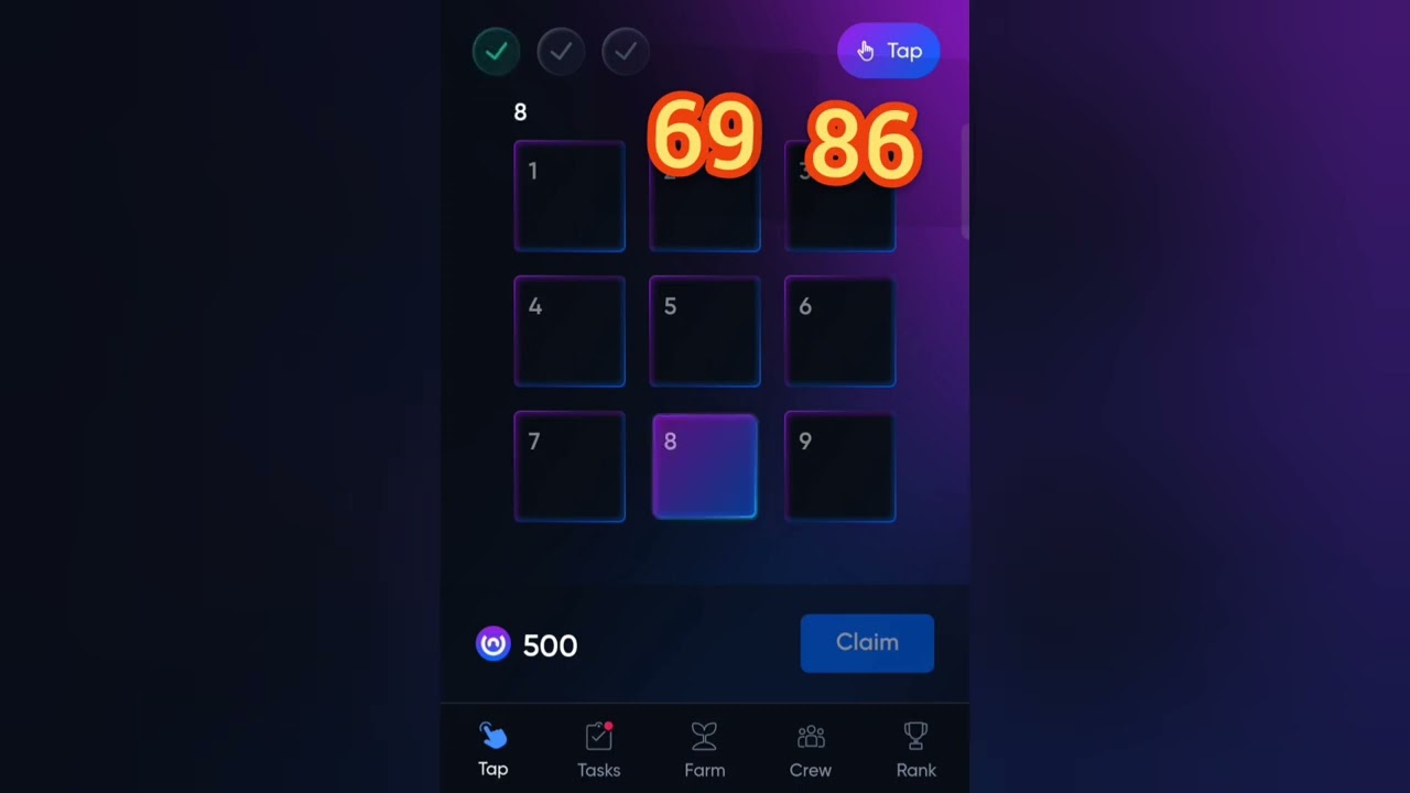 Onus tap tap daily code 25 july 