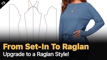 Patroon maken voor raglanmouwen – Verander elk mouwontwerp!