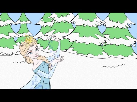 Frozen Elsa Coloring Book Youtube