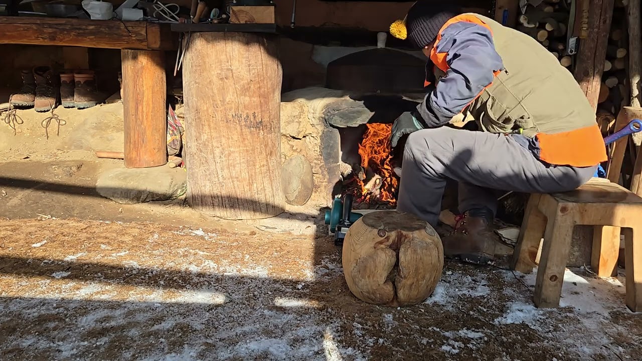 마끼다 무선 송풍기 사용 🔥 불피우기