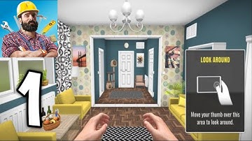 House Flipper: Home Design, Renovation games_Gameplay Walkthrough Part 1-(Android)