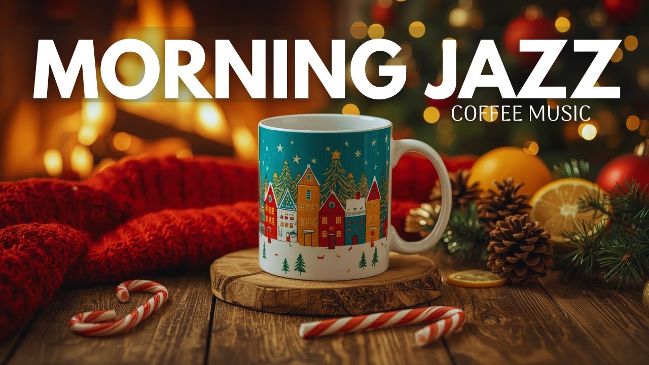 Cozy Christmas Jazz Café ☕ Relaxing Winter Coffee Music & Smooth Bossa Nova