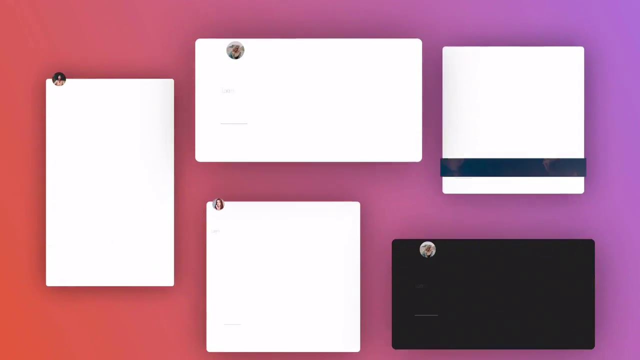 Social Media Posts / Mockups After Effects Templates