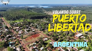 Volando sobre Puerto Libertad Misiones Argentina DRONE FOOTAGE