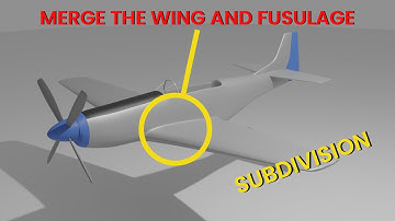 How to MERGE a WING with the FUSELAGE