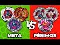 COMBOS META vs COMBOS PESIMOS: QUIEN TIENE MEJORES MANOS?😱😱 ##beybladex #humor #youtube #batallas