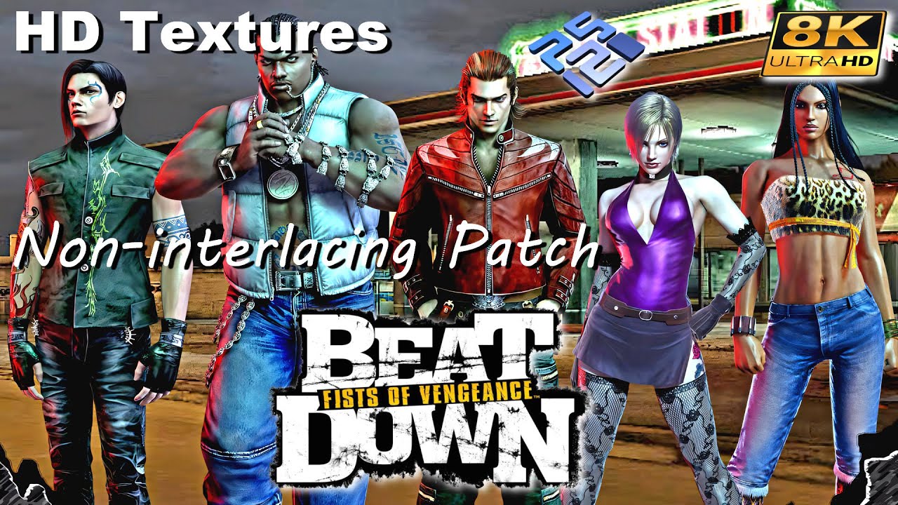 Beat Down: Fists of Vengeance  8K ~PCSX2 HD Texture Non-Interlacing patched  60FPS  |  PS2 PC