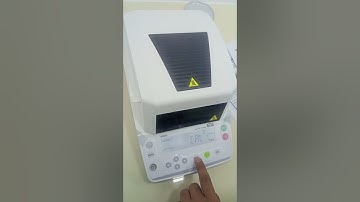 Moisture Analyzer MOC63u Calibration