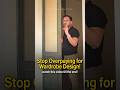 How to make a classy French -Style Wardrobe Design. #jadestonearchitects #interiordesign #wardrobe