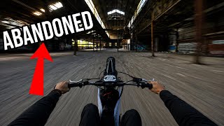 I Took My Mini Surron To a ABANDONED Factory!