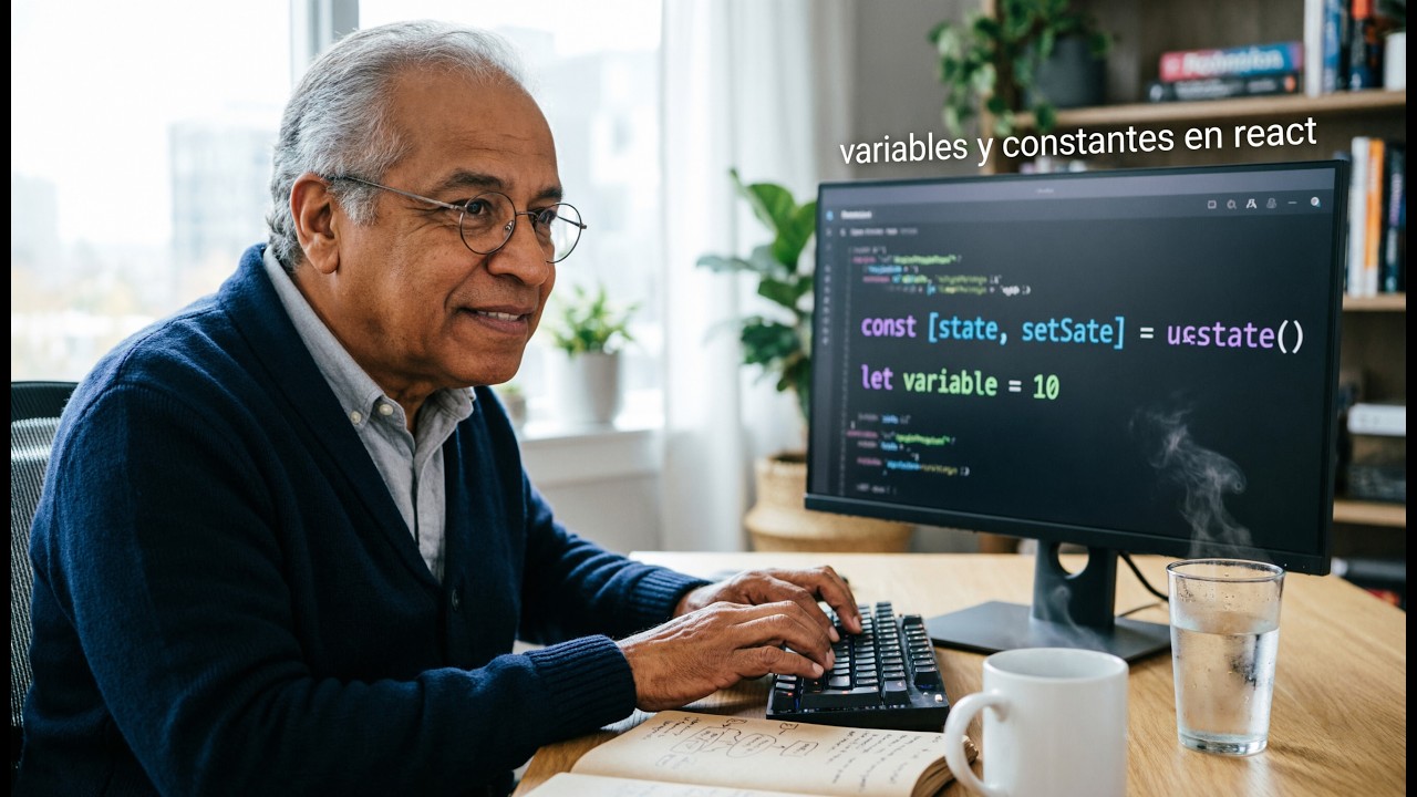React desde Cero | explicamos variables y constantes en React - YouTube