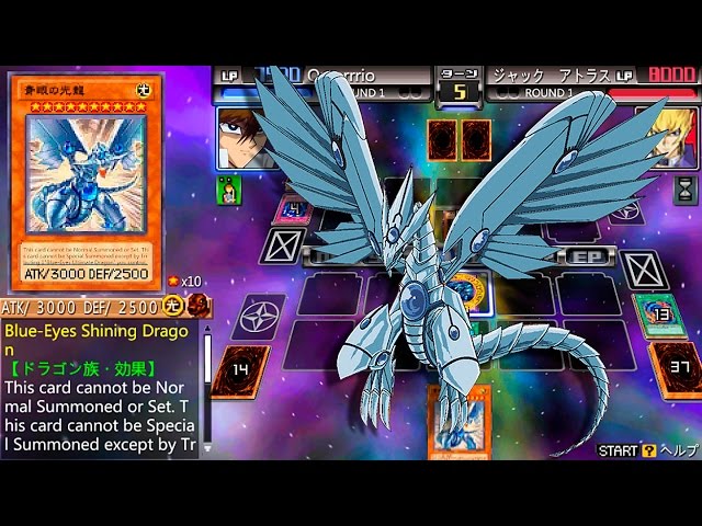 Yu-Gi-Oh! 5D's Tag Force 6 - Blue-Eyes Shining Dragon! Seto Kaiba Vs. Jack  Atlas! - YouTube