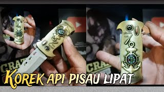 ini baru keren!!! korek Api unik ada pisau nya