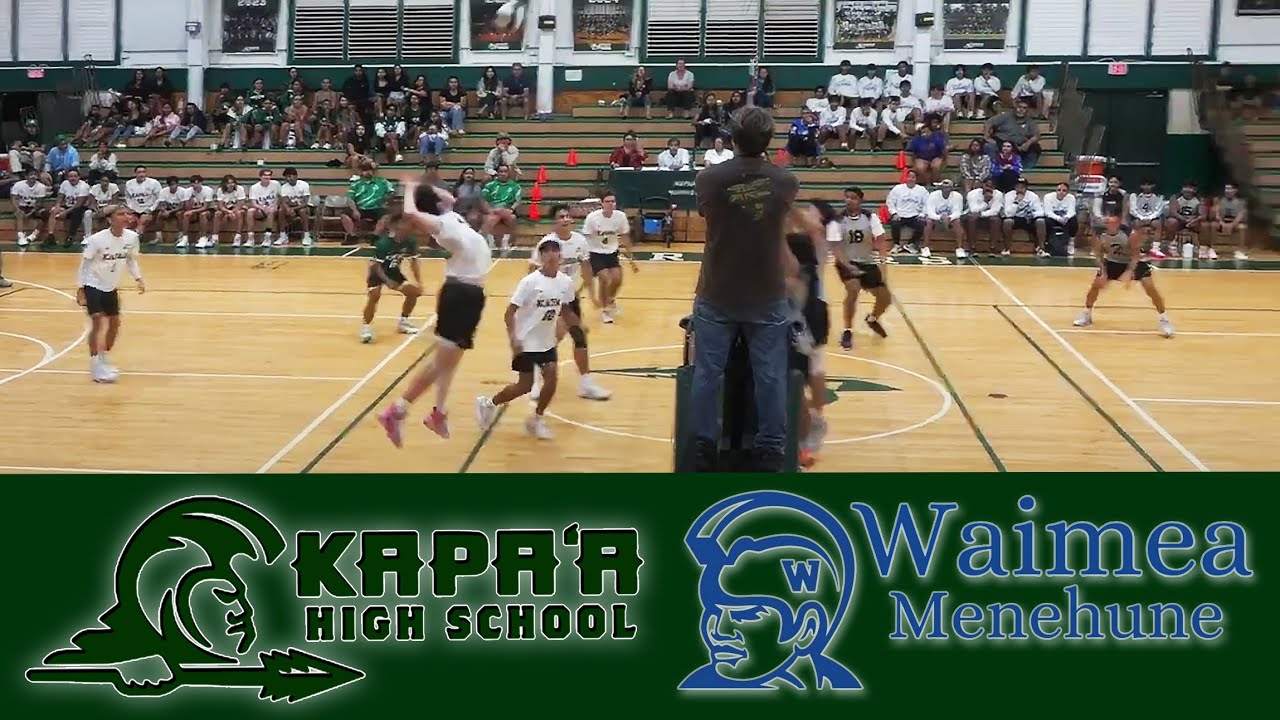 Kapaa Warriors Boys Volleyball VS Waimea Menehune 4-2-24 LIVE - YouTube