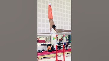 Tiplet On Parallel Bars ! Moy ! Parallel Bars ! Gymnastics Videos ! Indian Gymnast! #Shorts #Short