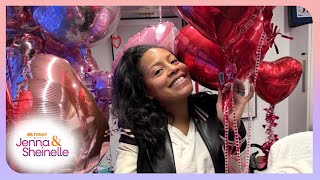 See How Jenna Surprised Sheinelle For Her First Galentines Day
