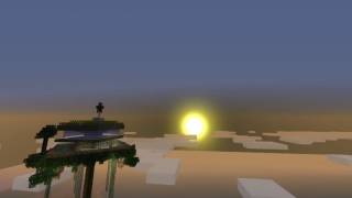 Minecraft Timelapse (my treehouse in the clouds)
