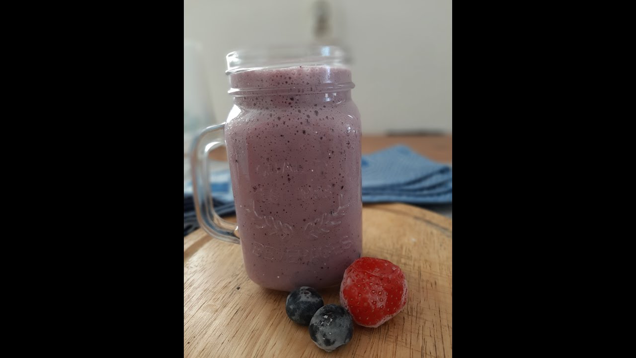 Frozen berries Smoothie blackberries,blueberries and strawberries