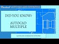 Did You Know? - AutoCAD Multiple