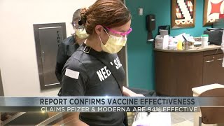 New CDC report confirms COVID-19 vaccine trial data claiming 94% effectiveness