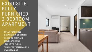***LEASED***Exquisite, Fully Furnished 2 Bedroom Apartment - 606/613 Swanston St, Carlton