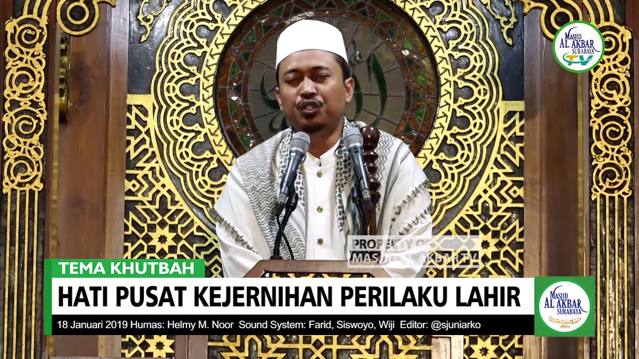 HATI PUSAT KEJERNIHAN PERILAKU LAHIR (KH. Makruf Khozin)
