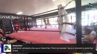 Tony’s fighter Eli’s 1st fight