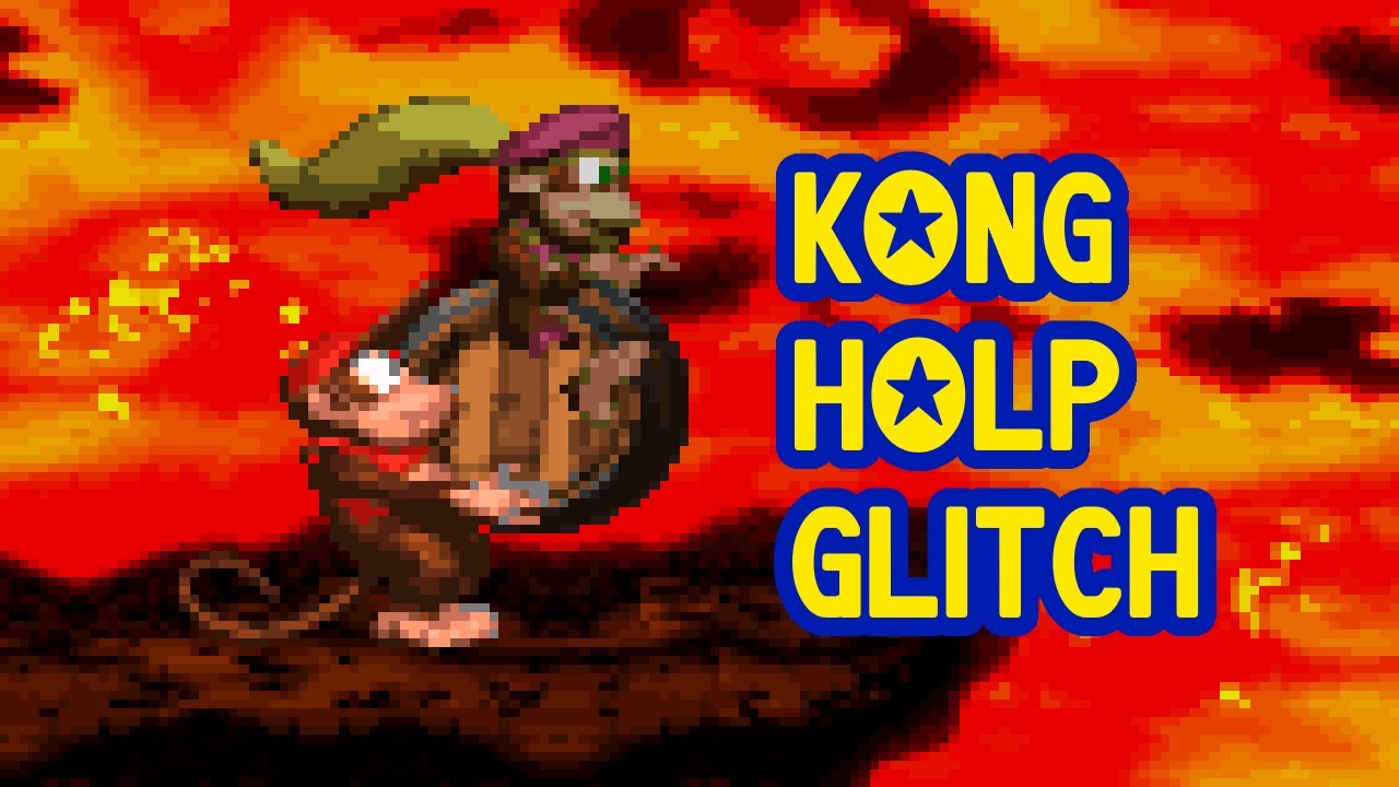 Donkey Kong Country 2 Kong at HOLP glitch YouTube