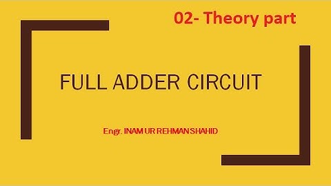 Full Adder Circuit - FPGA-02