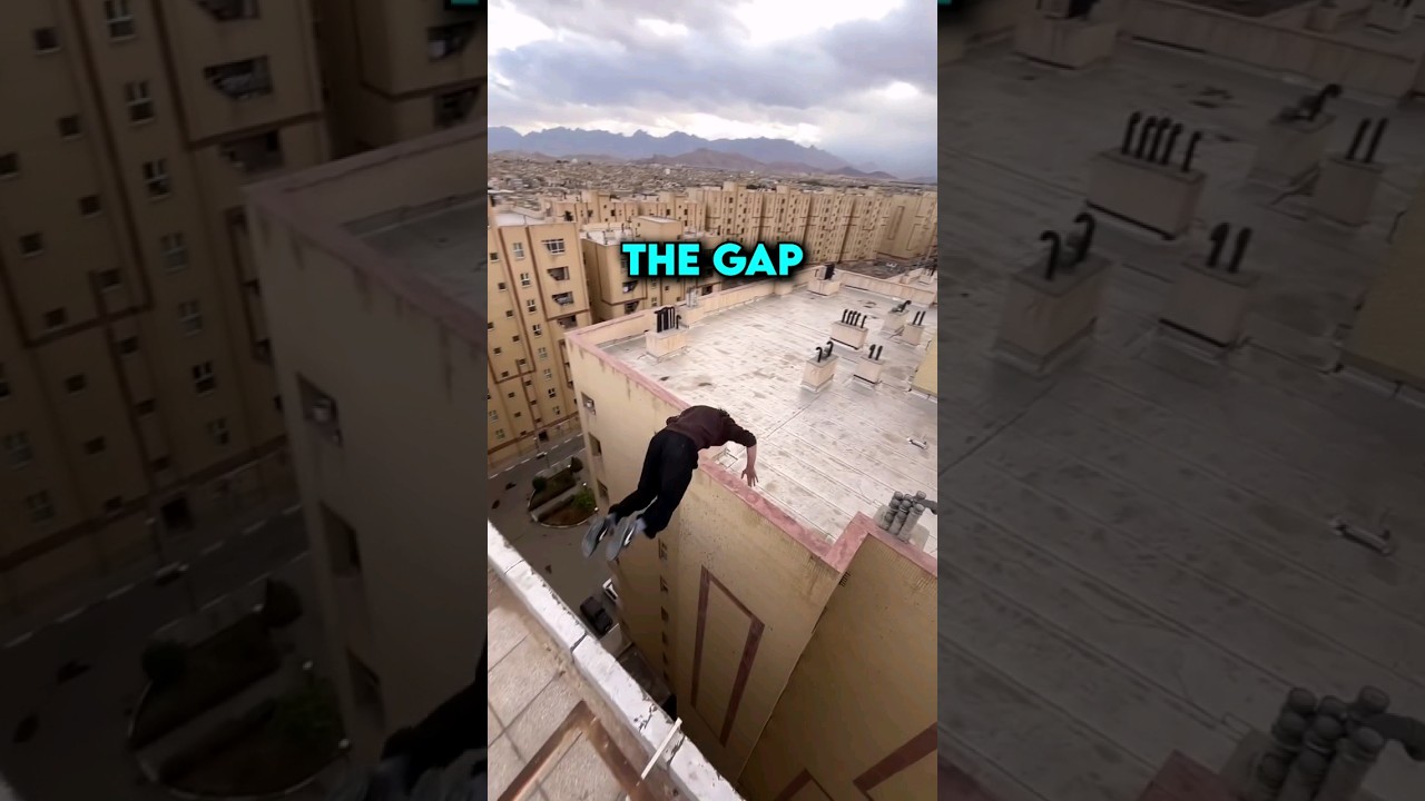 CRAZY ROOFTOP JUMP 😲 💪 (@ilia_movahed) 