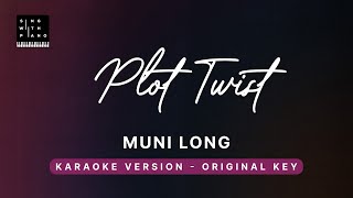 Plot Twist - Muni Long (Original Key Karaoke) - Piano Instrumental Cover with Lyrics