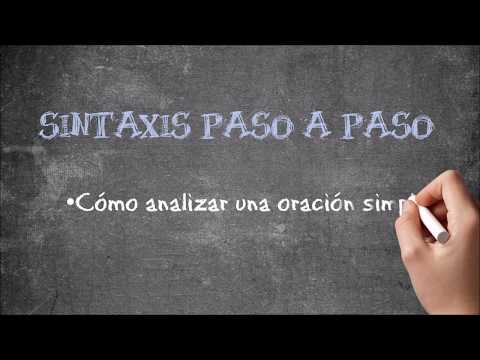 Video: ¿Cómo se usa la sintaxis en una oración?