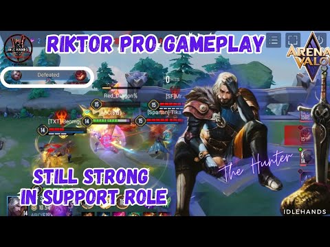 Riktor Pro Gameplay || AOV || Still Strong In Support (@idlehands1571 ...