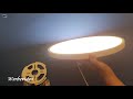 Produkttest Taloya LED Flush Deckenleuchte Neutralweiß in Rund  ( Weiß 36w )