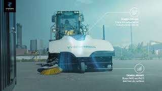 Trombia AERO - PM2.5 reducing sweeper attachment for wheel loaders