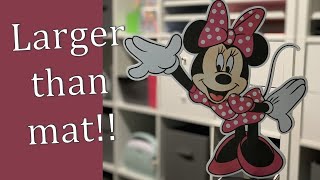 Larger than Mat Minnie Mouse