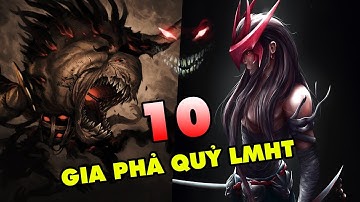 Giải mã TOP 10 con quỷ Bí Ẩn xuất hiện trong phả hệ của loài quỷ Liên Minh Huyền Thoại