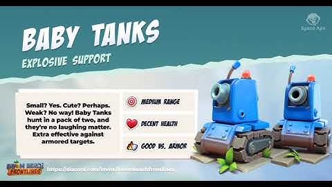 Boom Beach: Frontlines - Baby Tanks Introduction