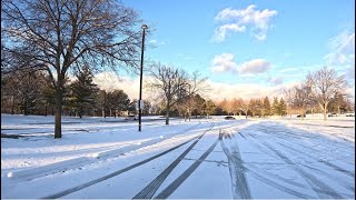Snowy Winter Drive in Ontario, Canada | Peaceful Scenic Road Trip screenshot 5