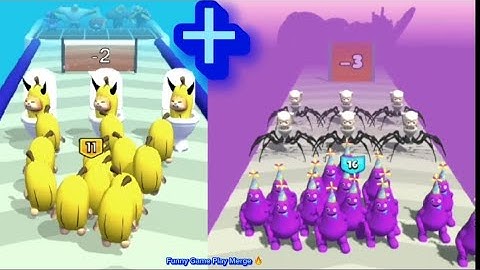 Epic Banana: Merge Run + Grima Monster Run 🔥( new levels) #newgame2023 @gagame3862