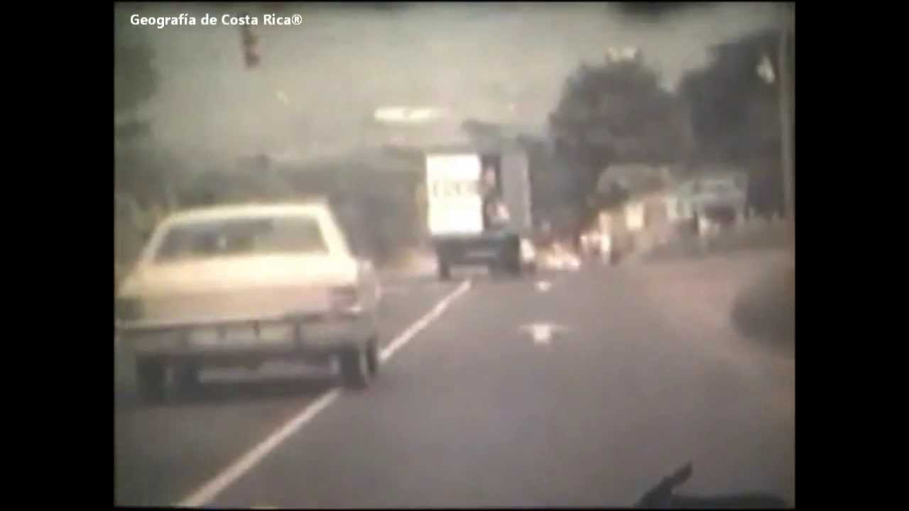 De San José a Alajuela en la década de 1970s