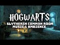 Cozy Day/Night in Slytherin Common Room with Music playing in another room | Harry Potter Ambience