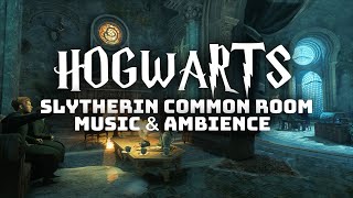 Cozy Day/Night in Slytherin Common Room with Music playing in another room | Harry Potter Ambience