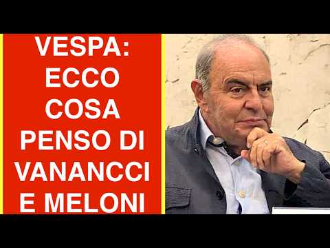 Video BRUNO VESPA VI RACCONTO COSA PENSO DI VANANCCI, MELONI E RENZI