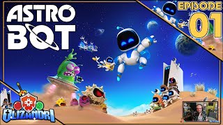 Astro Bot - Alien Attack! Astro Bots Search Begins, Sky Garden & Az-Tech Trail - Episode 1